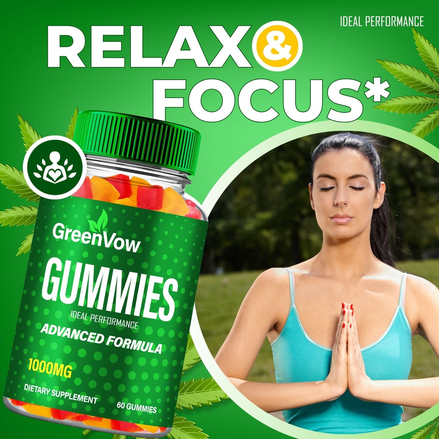 IDEAL PERFORMANCE GreenVow Hemp Gummies, 300 Count