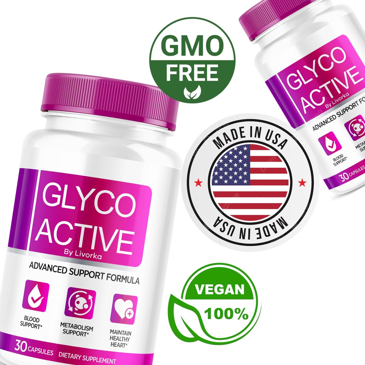 LIVORKA Glyco Active 90 Capsules