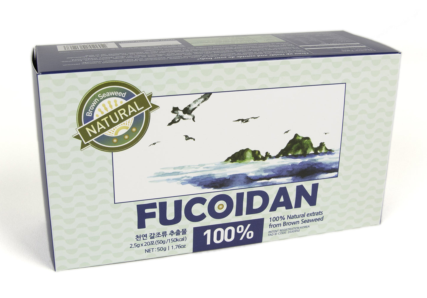SeaHerb Fucoidan Powder 1.76 oz (Pack of 20)