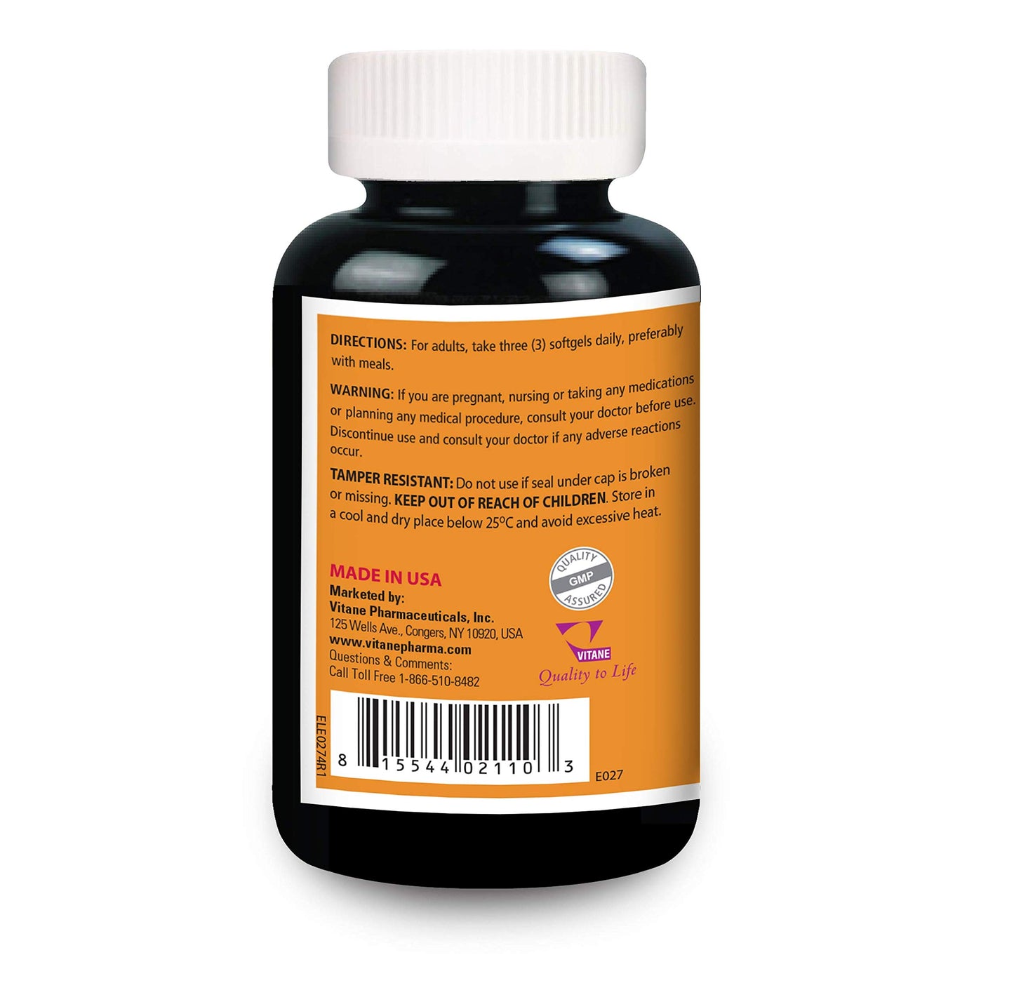 Vitane Nature Omegavyte 3-6-9 Softgels 30 Count