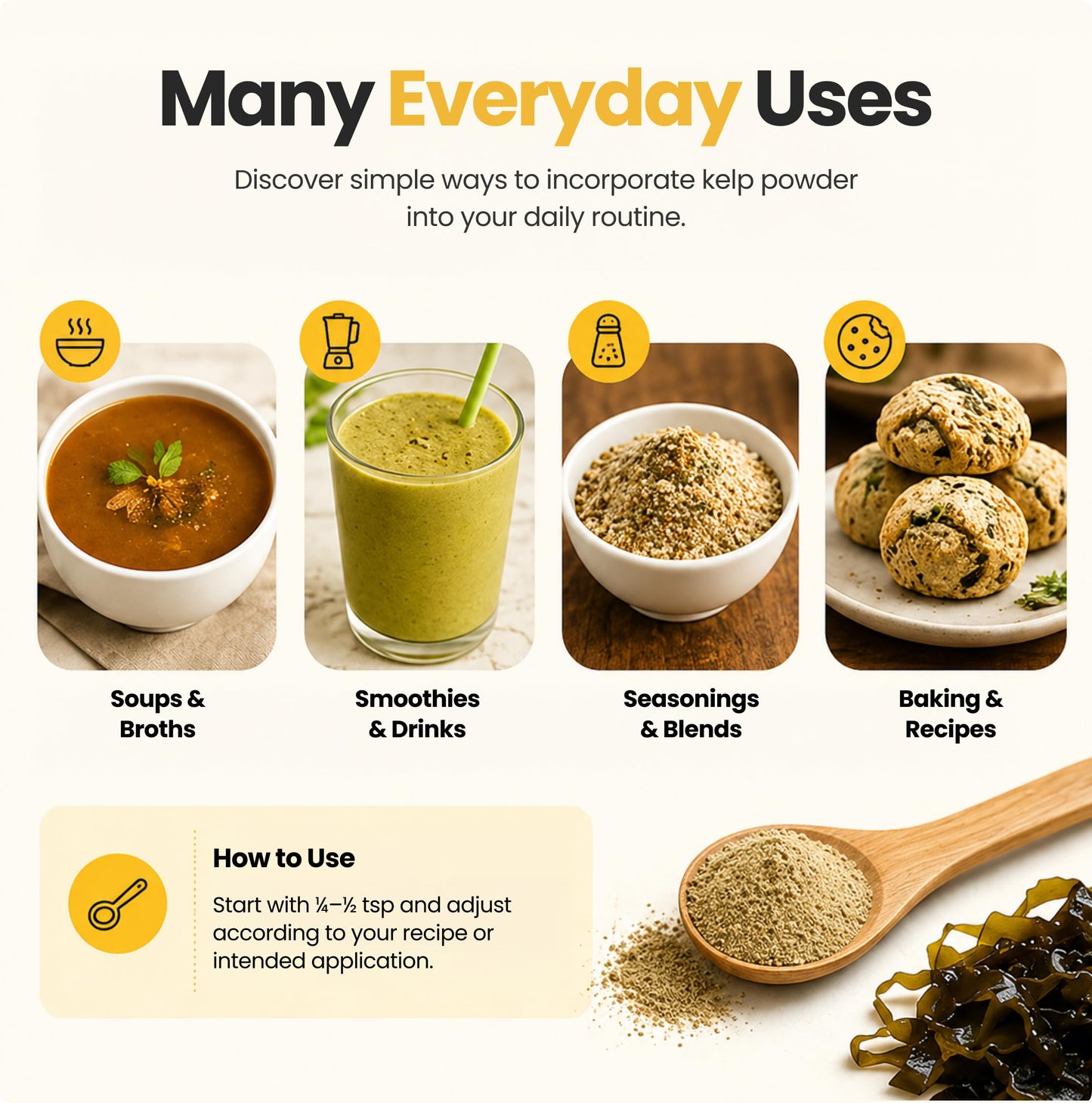 Herb To Body Organic Kelp Ascophyllum Nodosum Powder 4 oz