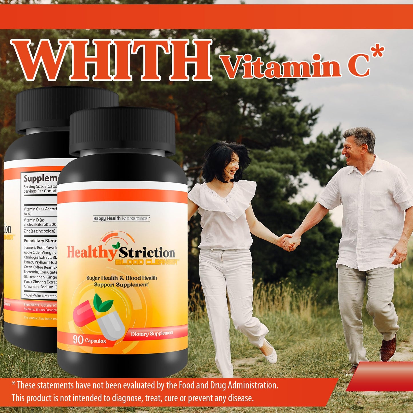 Happy Health Marketplace Healthy Striction Blood Cleanser Capsule 90 Count