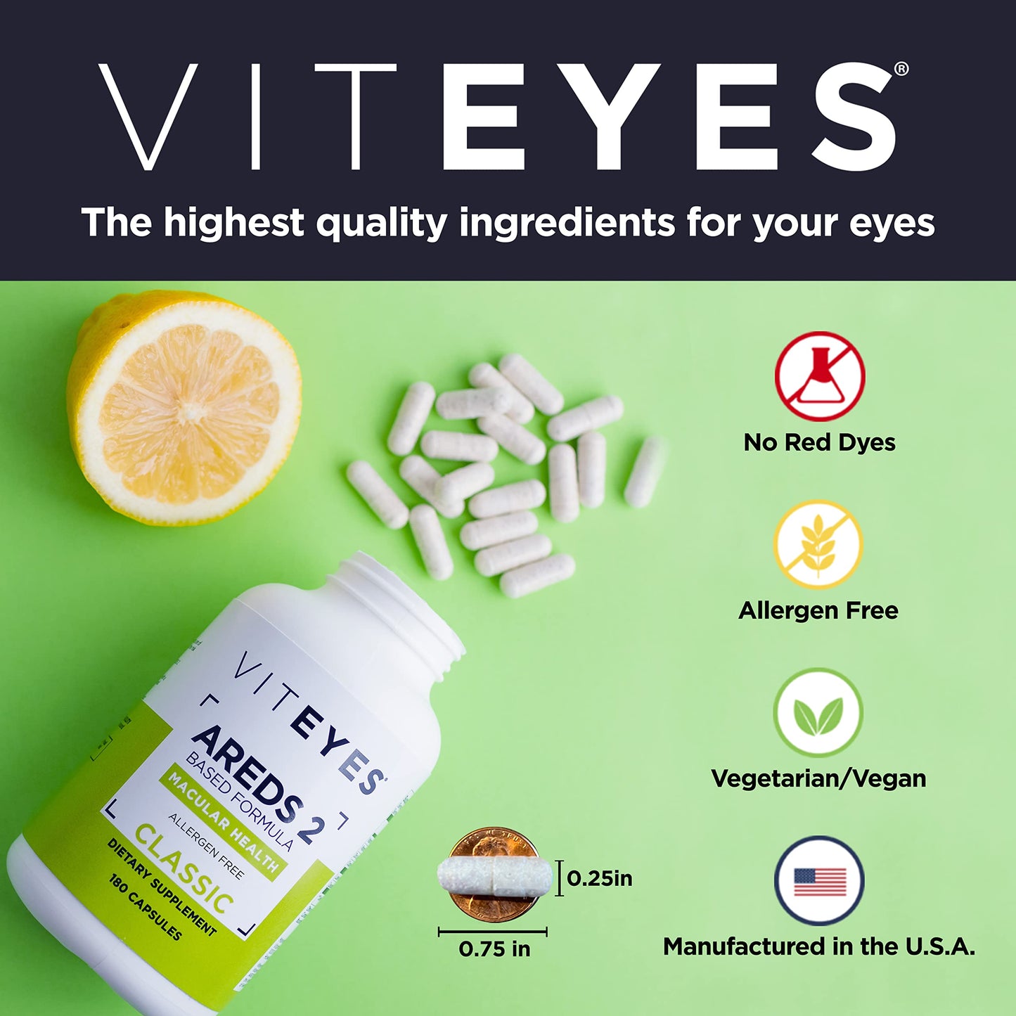Viteyes AREDS 2 Capsules, 270 Count