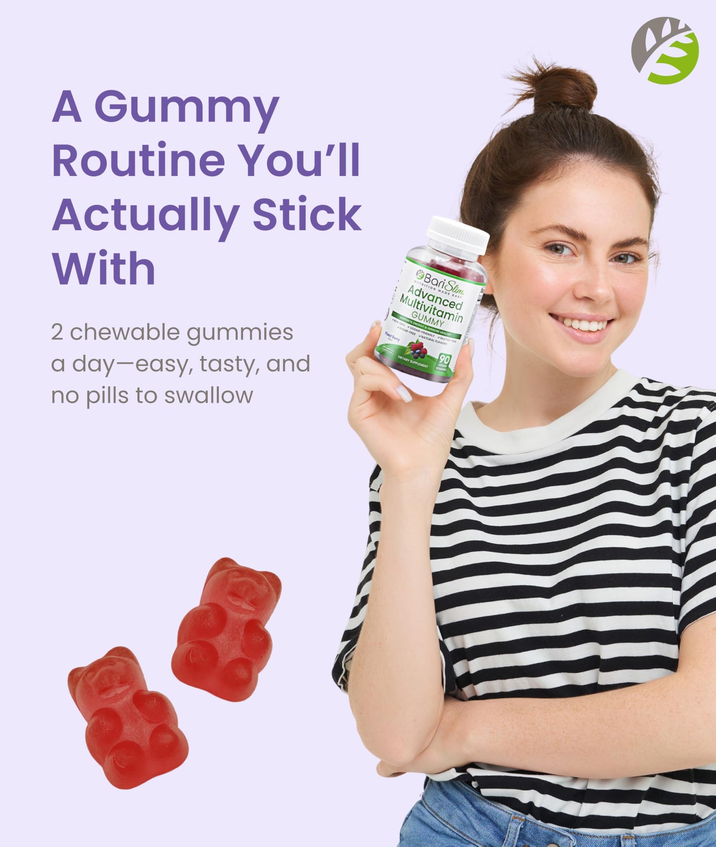 BariSlim Advanced Bariatric Multivitamin Gummies 90 Gummies