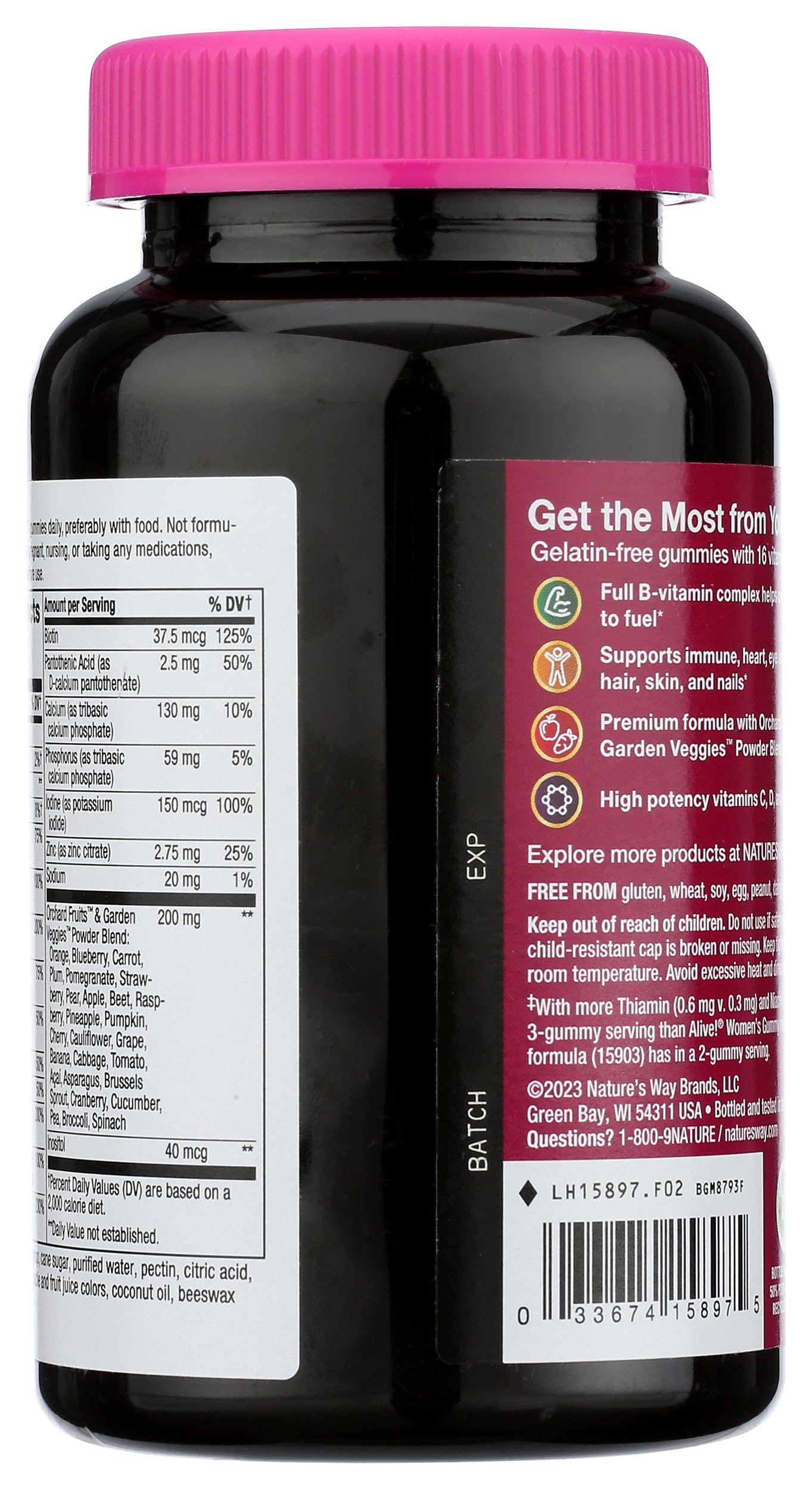 Nature's Way Alive! Women's Vitamin Gummies 75 Count
