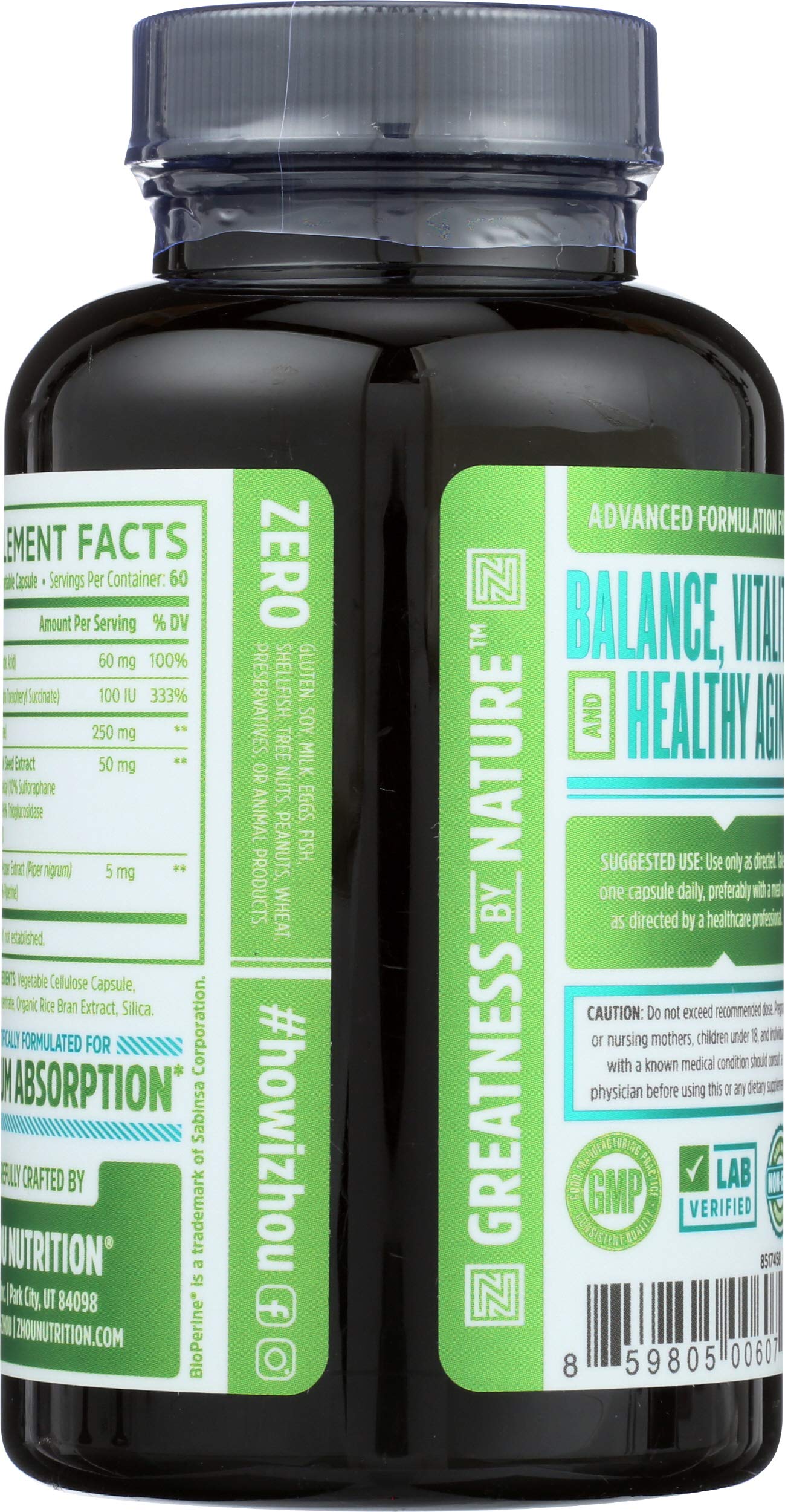 ZHOU Dim Active 60 Capsules