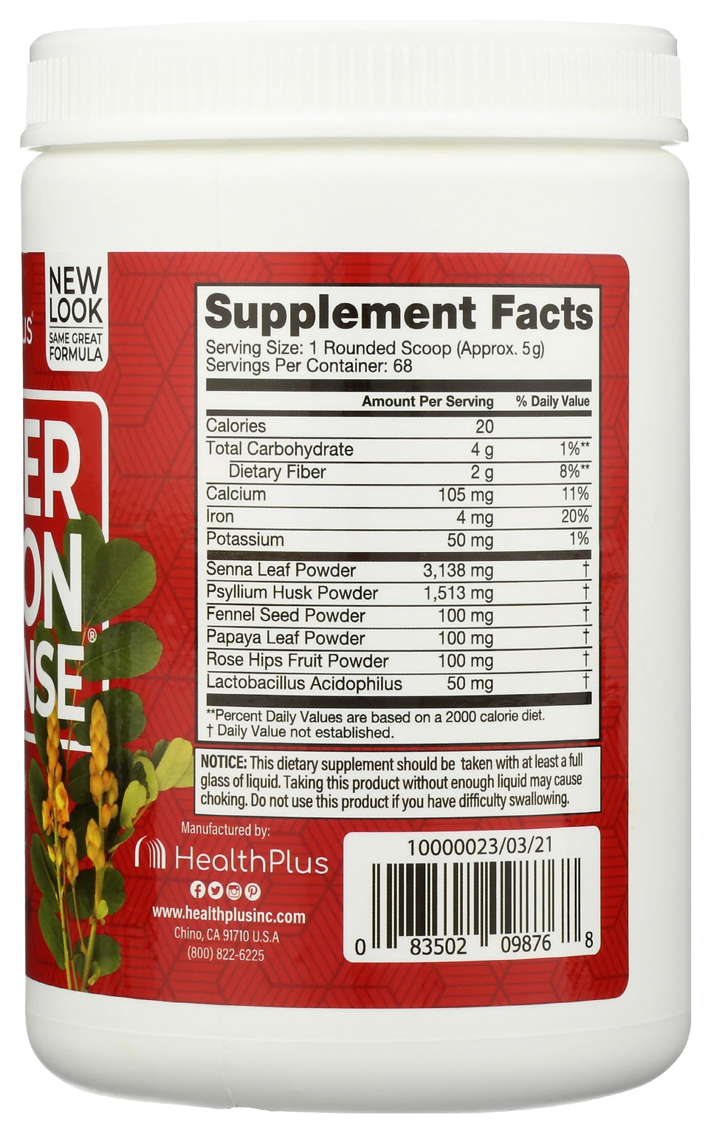 Colon Cleanse Super Colon Cleanse 10-Day Detox Powder, 12 Ounces