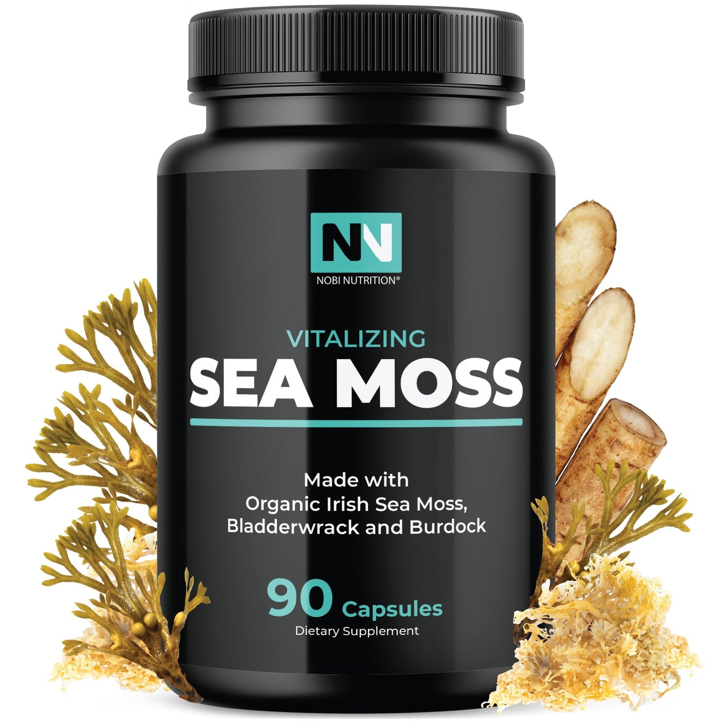 Nobi Nutrition Irish Sea Moss Capsules 90 Count