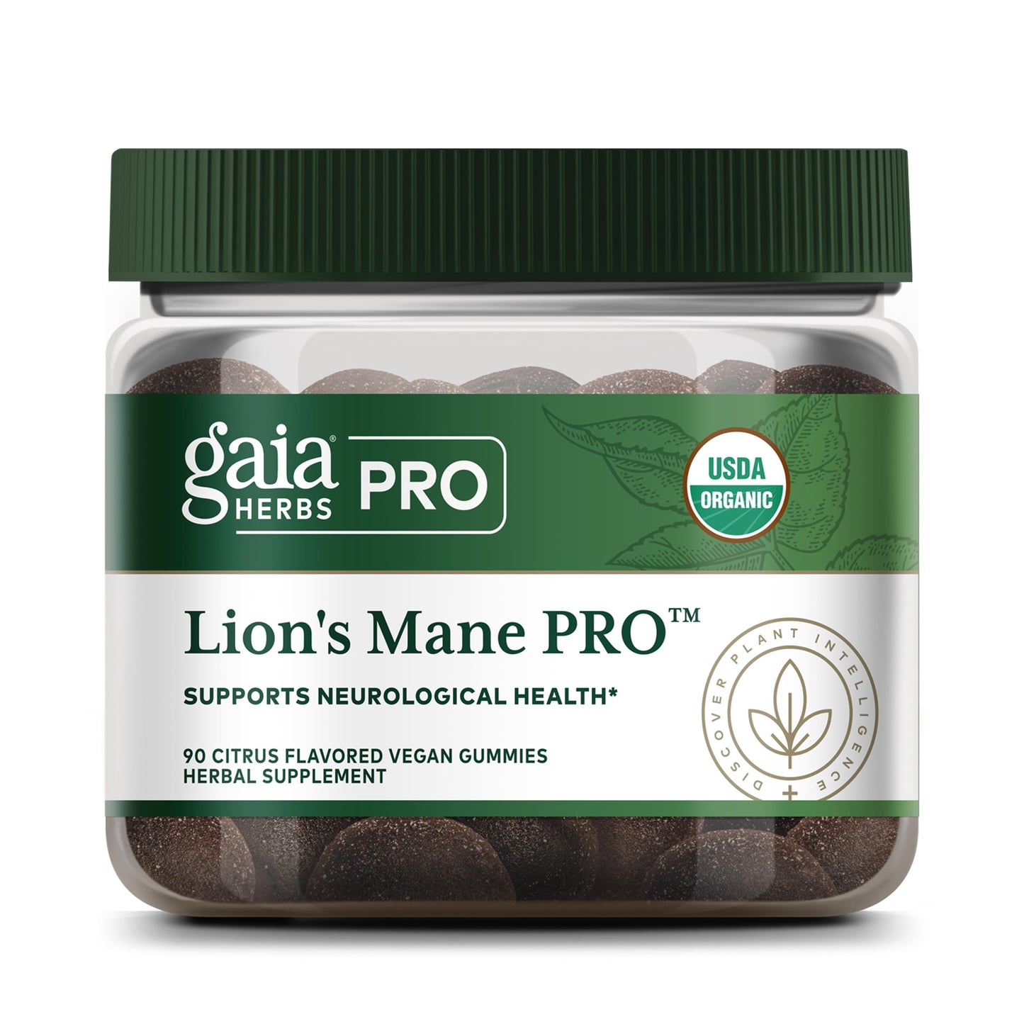 Gaia Herbs PRO Lion's Mane Gummies 90 Count