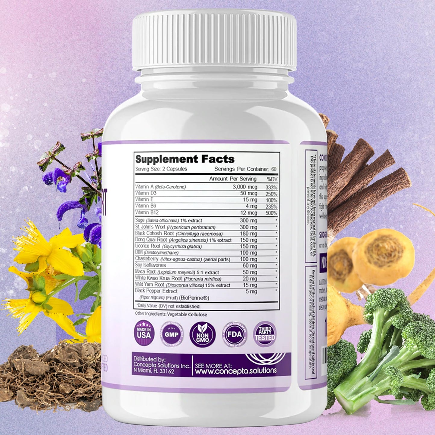 Concepta Solutions Menopause Support Capsules 120 Capsules