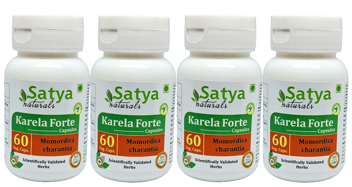 Satya Naturals Bitter Melon Forte Capsules 500 mg, 240 Capsules