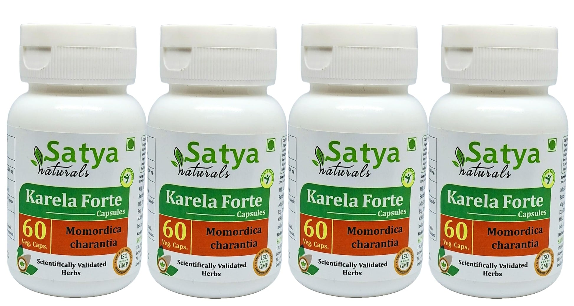 Satya Naturals Bitter Melon Forte Capsules 500 mg, 240 Capsules