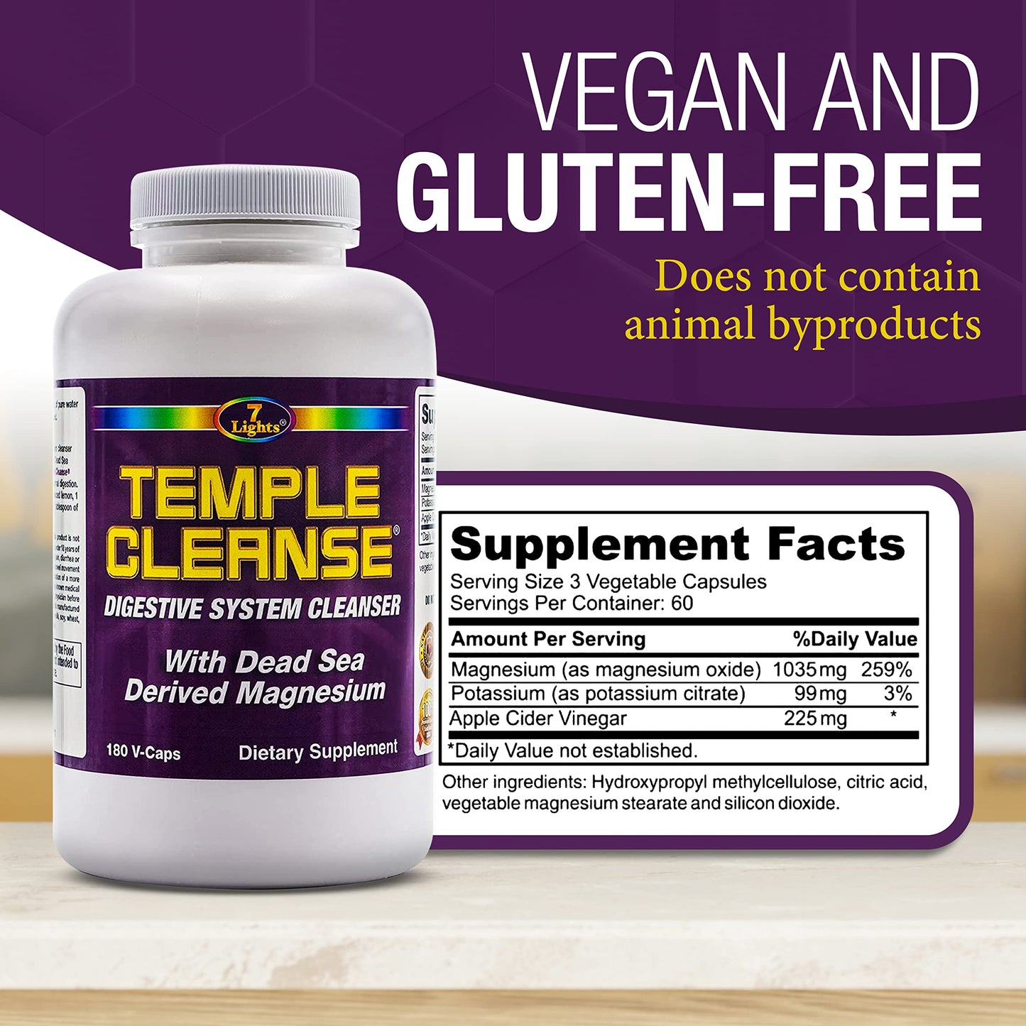 7 Lights Temple Cleanse Capsule 360 Capsules