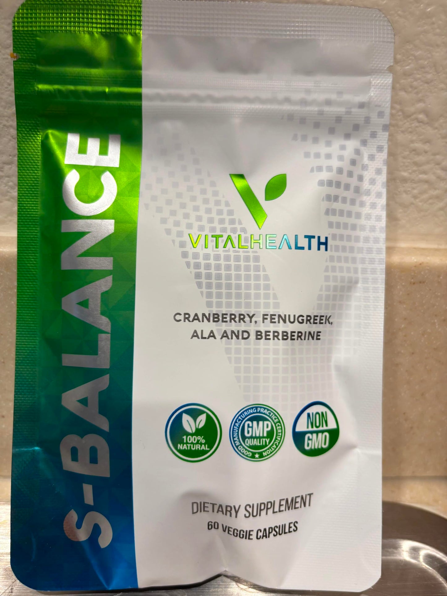 Generic VitalHealth S-Balance Supplement Capsules, 60 Veggie Capsules