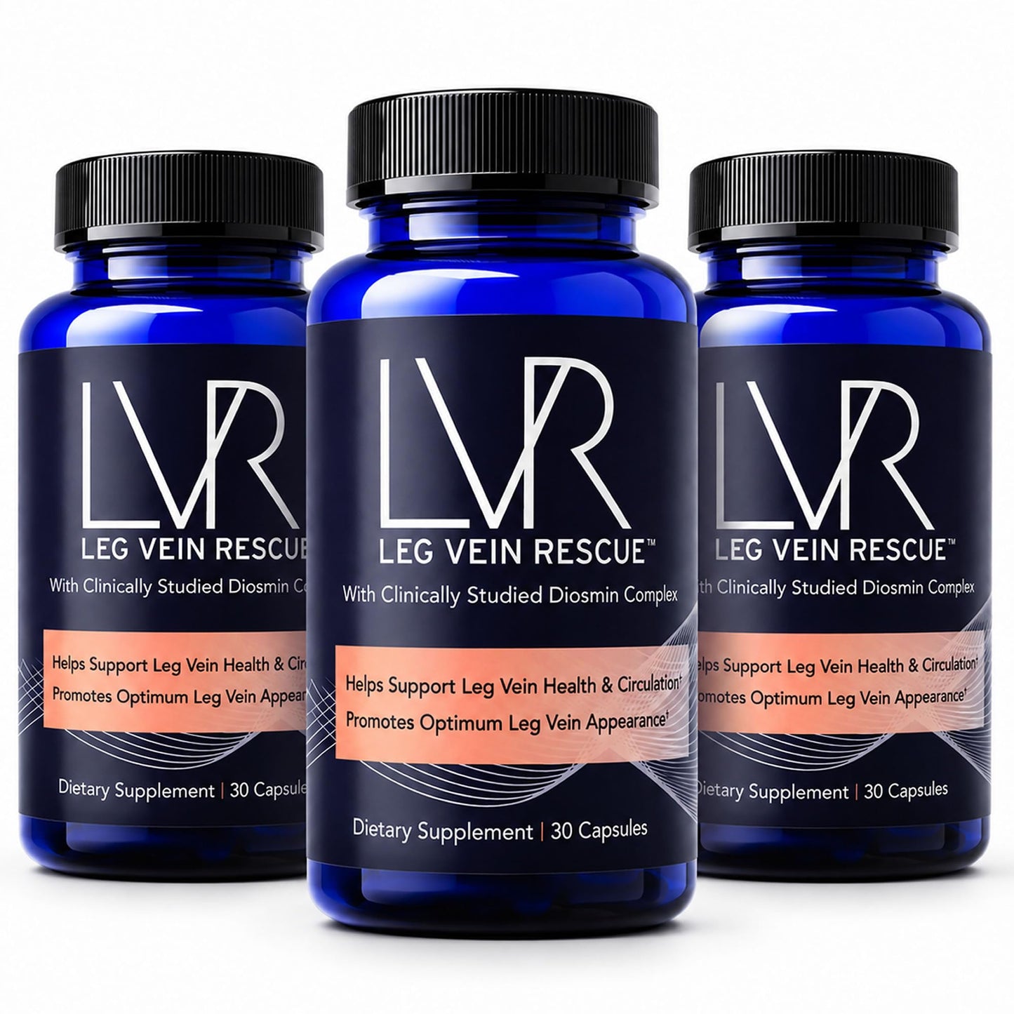 LEG VEIN RESCUE Diosmin Supplement 570mg, 90 Capsules
