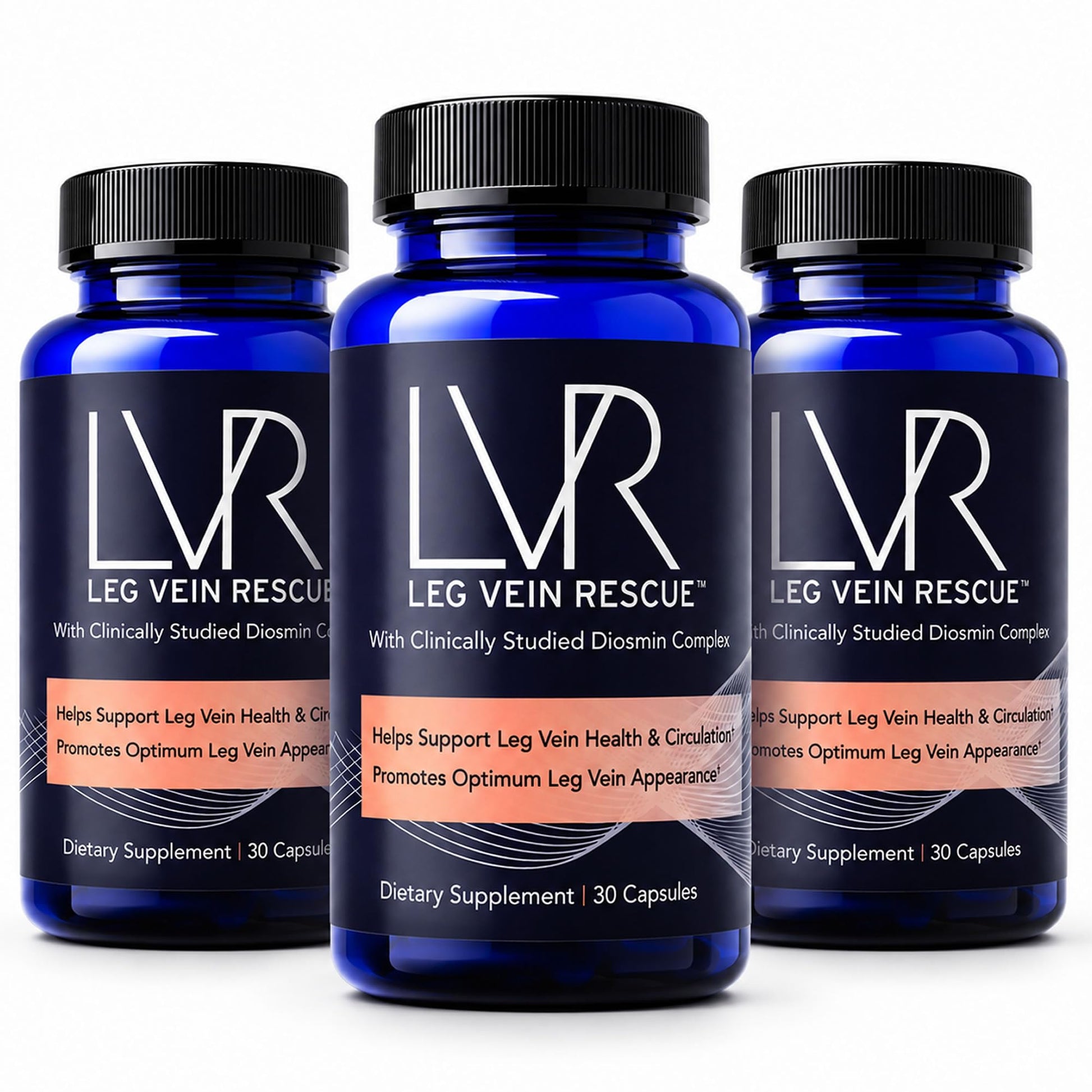 LEG VEIN RESCUE Diosmin Supplement 570mg, 90 Capsules