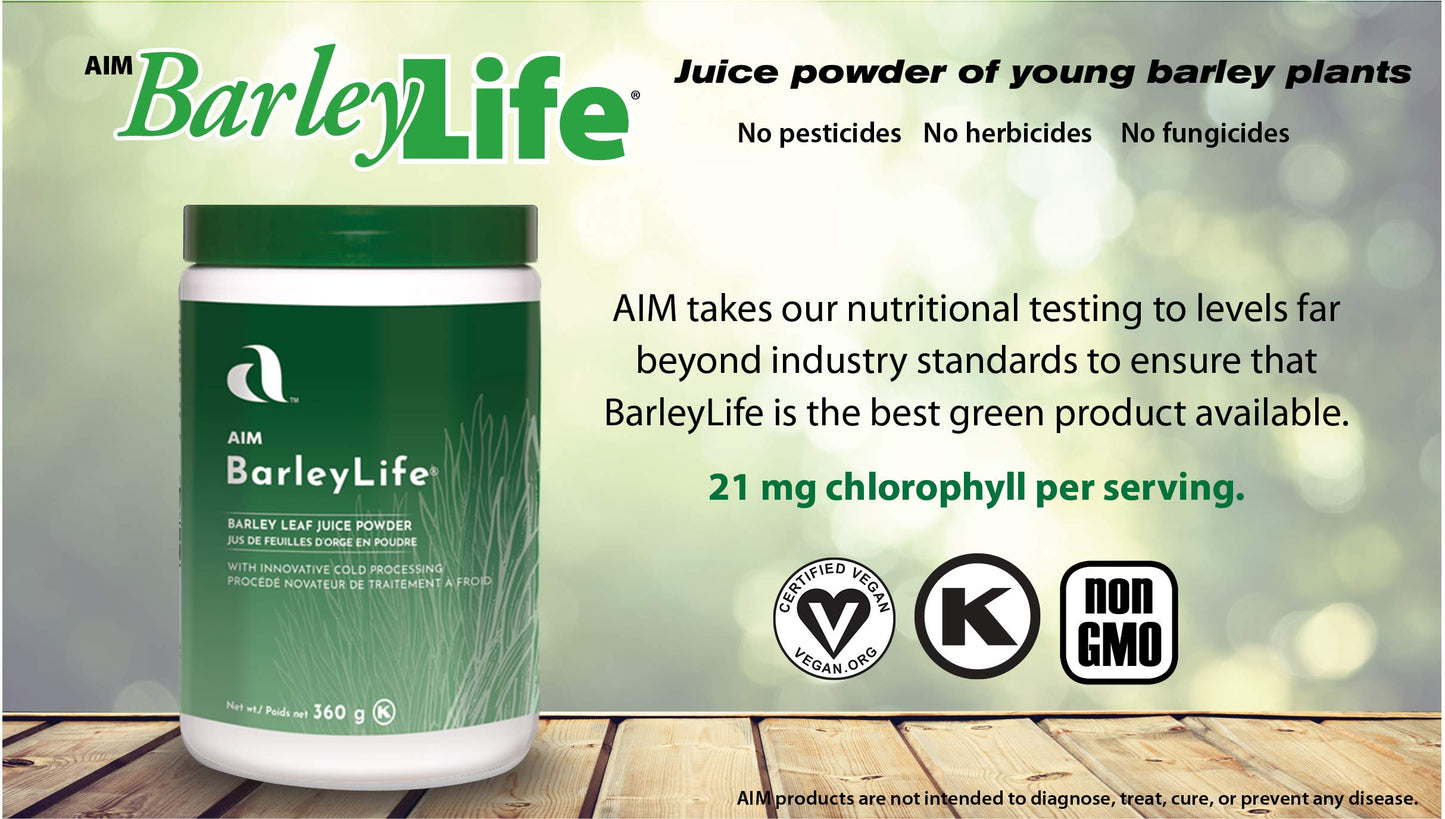 AIM International BarleyLife Barley Grass Powder, 12.7 oz