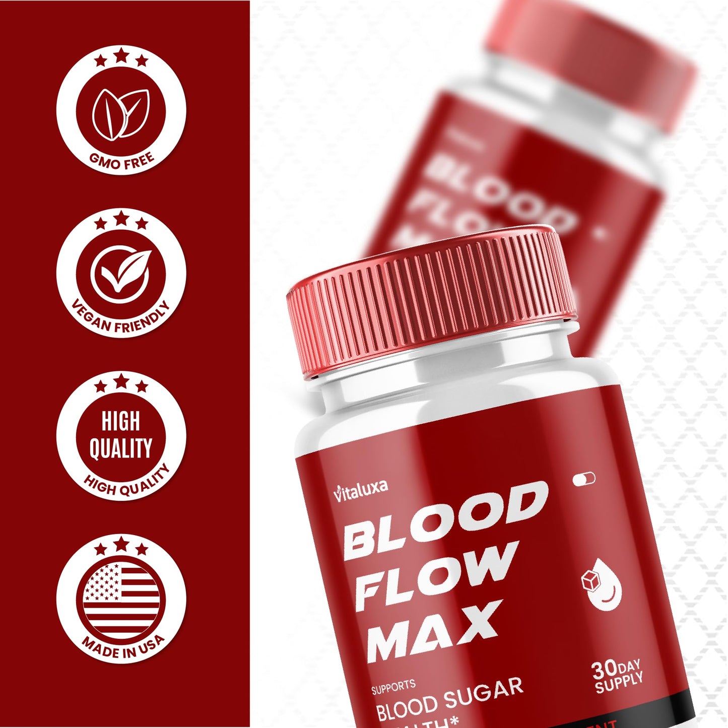 Vitaluxa Blood Flow Max Capsules, 60 Capsules