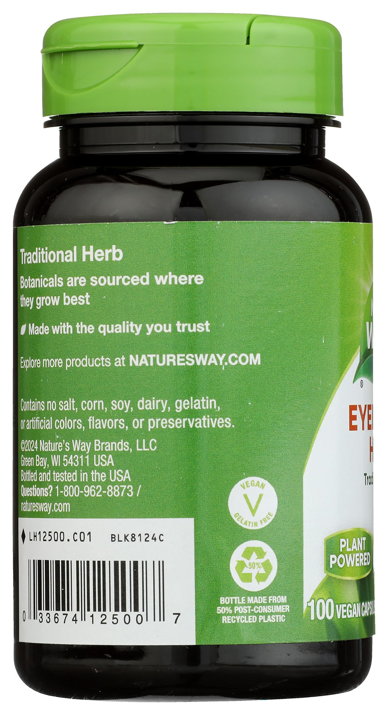 Nature's Way Eyebright Capsule, 100 Count