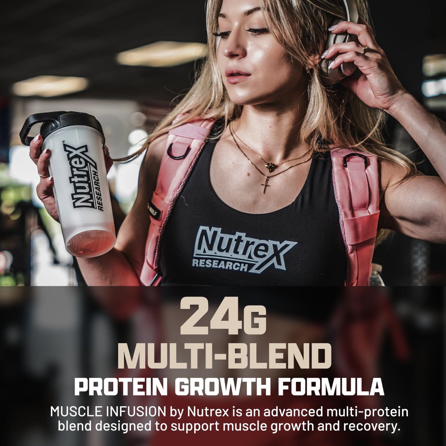 Nutrex Research Vanilla Whey Protein Isolate Powder 5 lb, 80 Servings