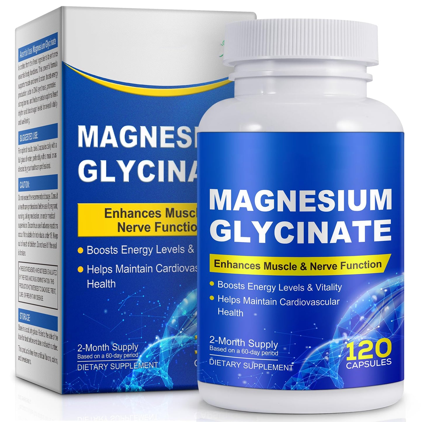 MINGYITUO Magnesium Glycinate Capsule 120 Count