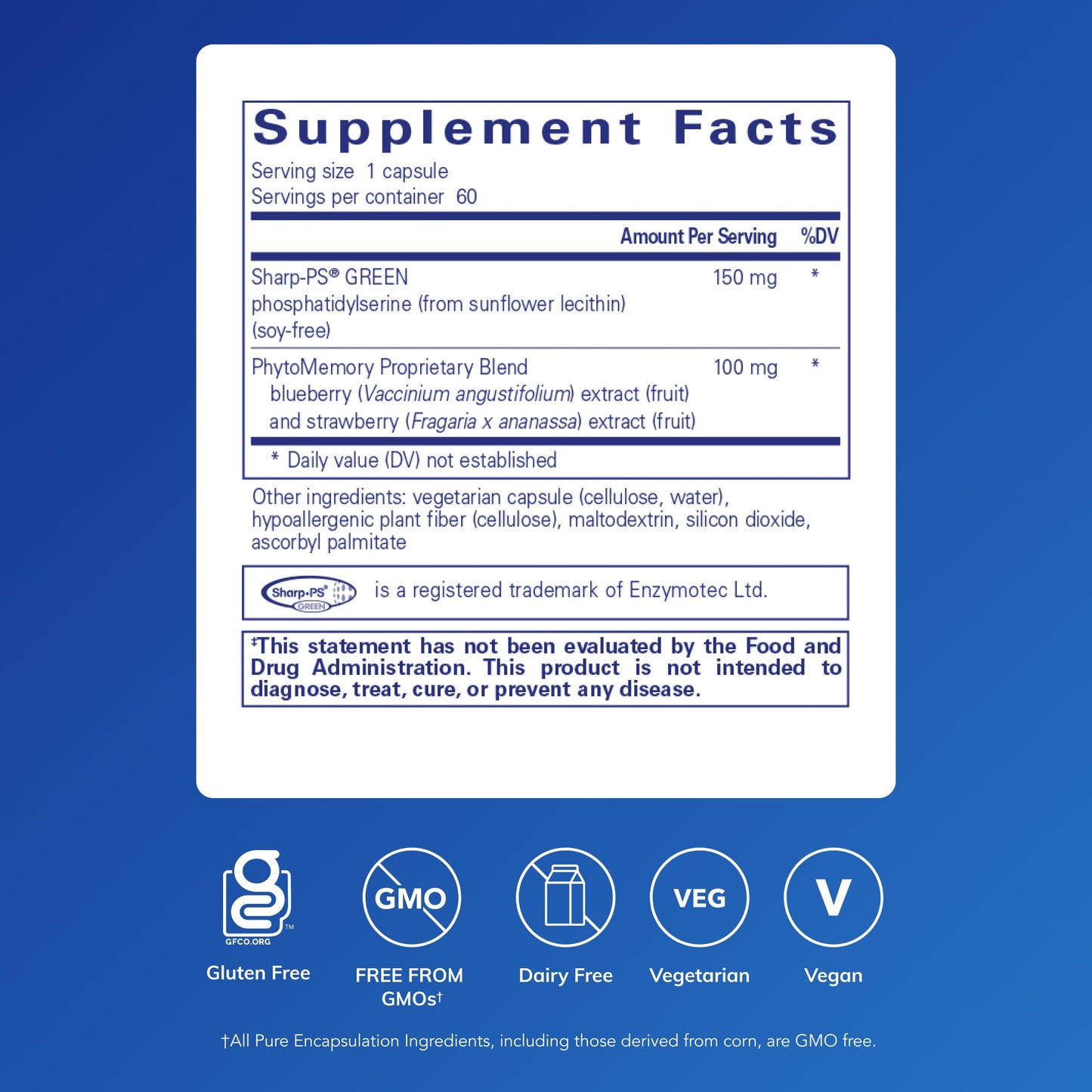 Pure Encapsulations PS Plus 60 Capsules