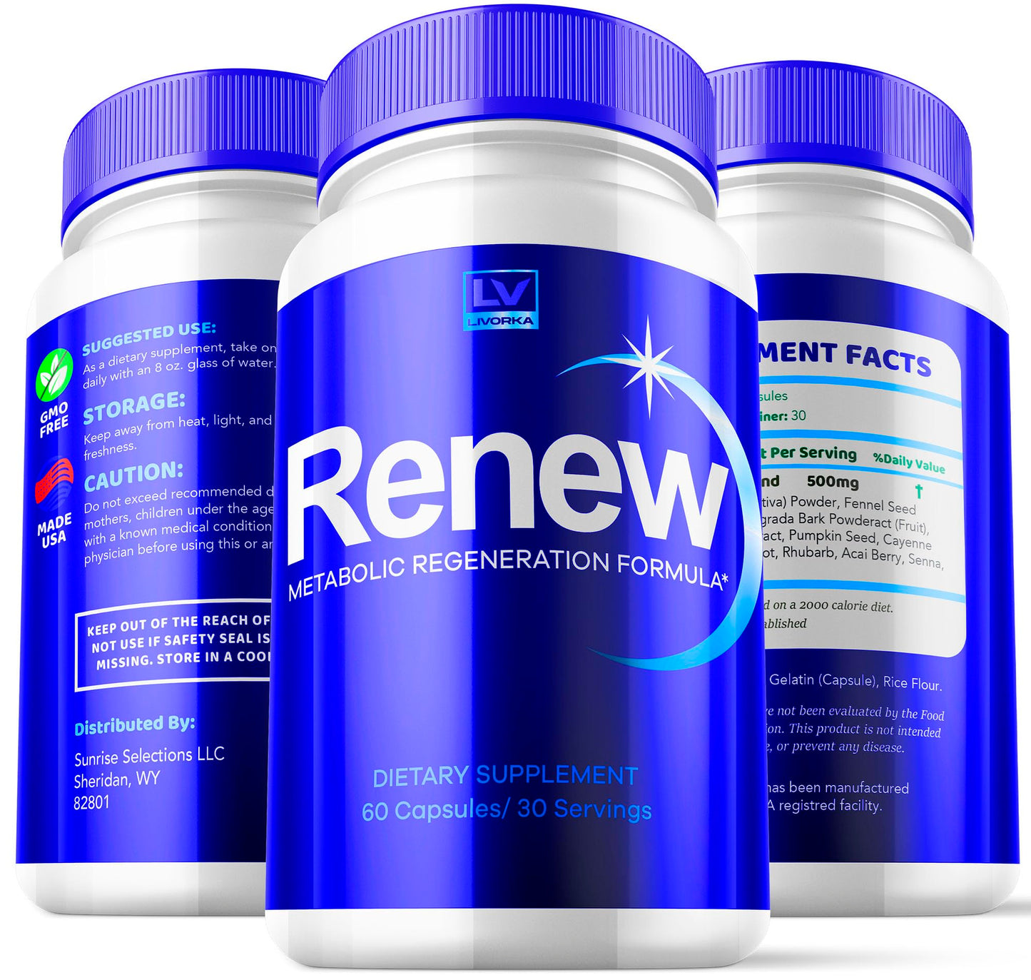 LIVORKA Renew Metabolic Regeneration Formula Capsules 300