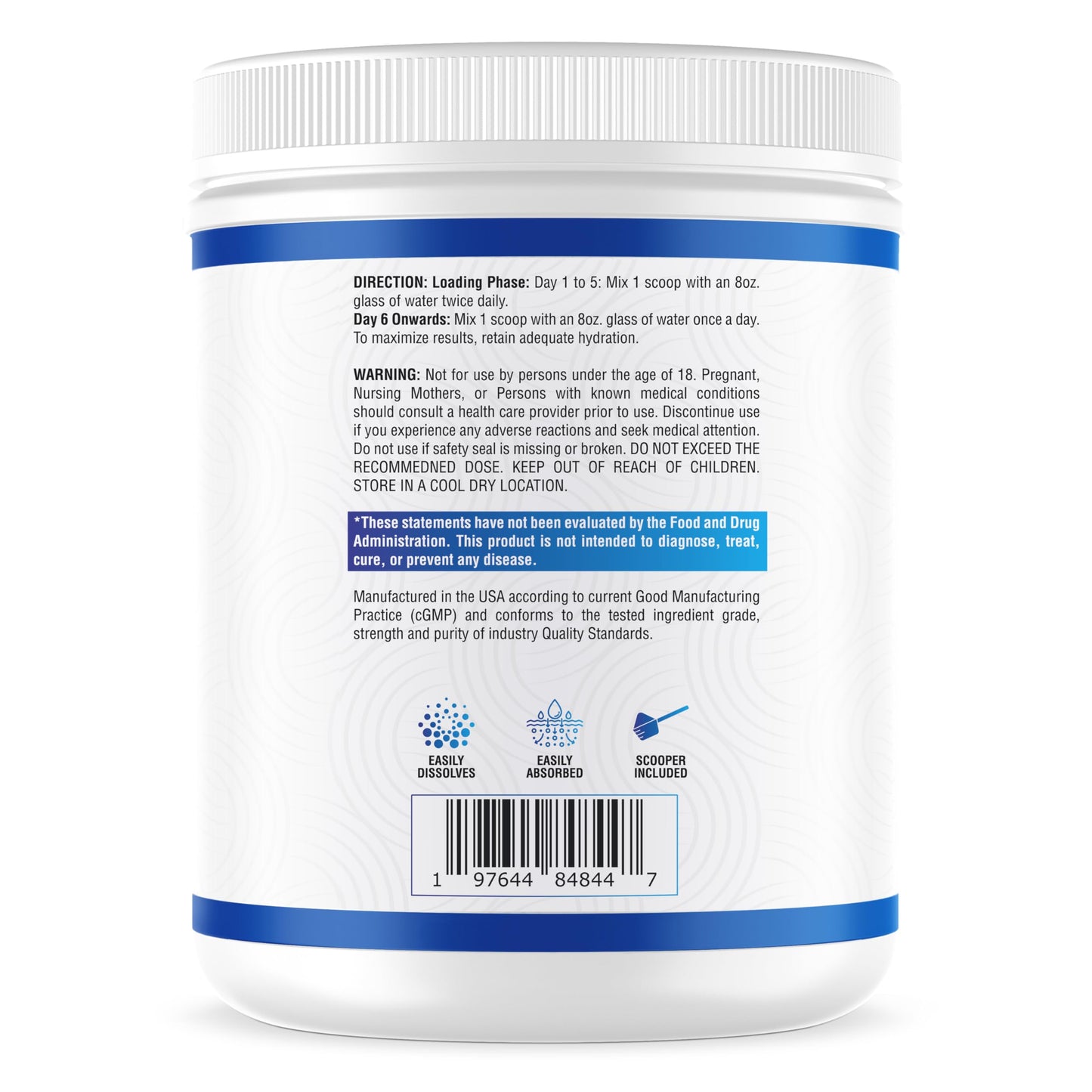 Liarminoo Creatine Monohydrate Powder, 10.6 Ounces