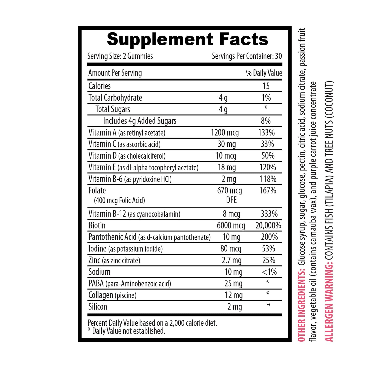 SWAN LIFE ESSENTIALS Biotin Vitamins for Hair, Skin & Nails Gummies 120 Gummies