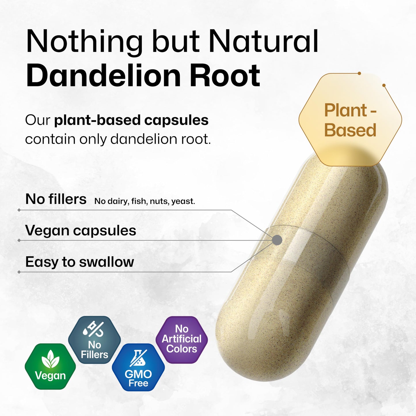 BIO KRAUTER Dandelion Root Capsules, 250 Count