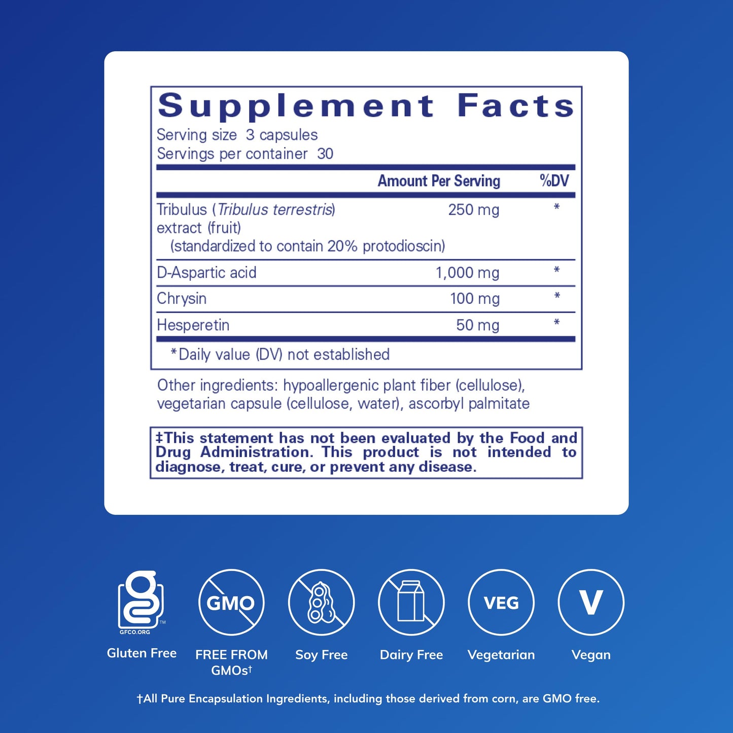 Pure Encapsulations Tribulus Formula 90 Capsules