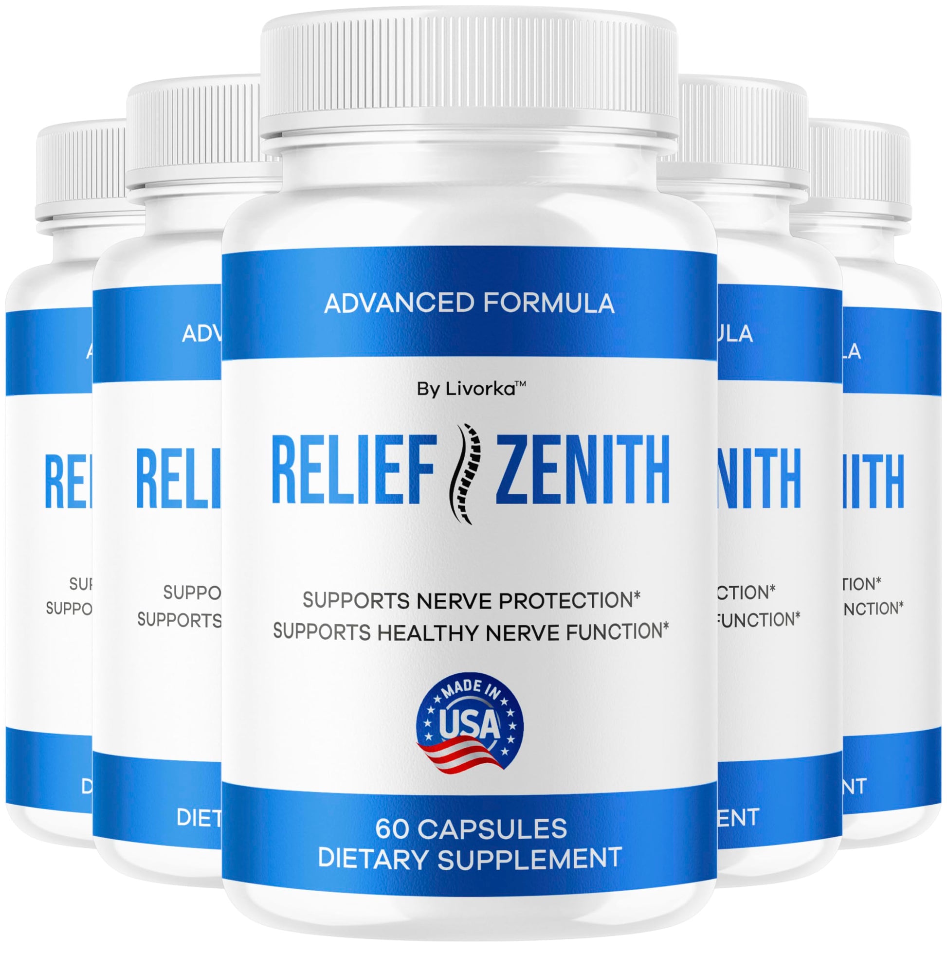 LIVORKA Relief Zenith Capsules 300 Capsules