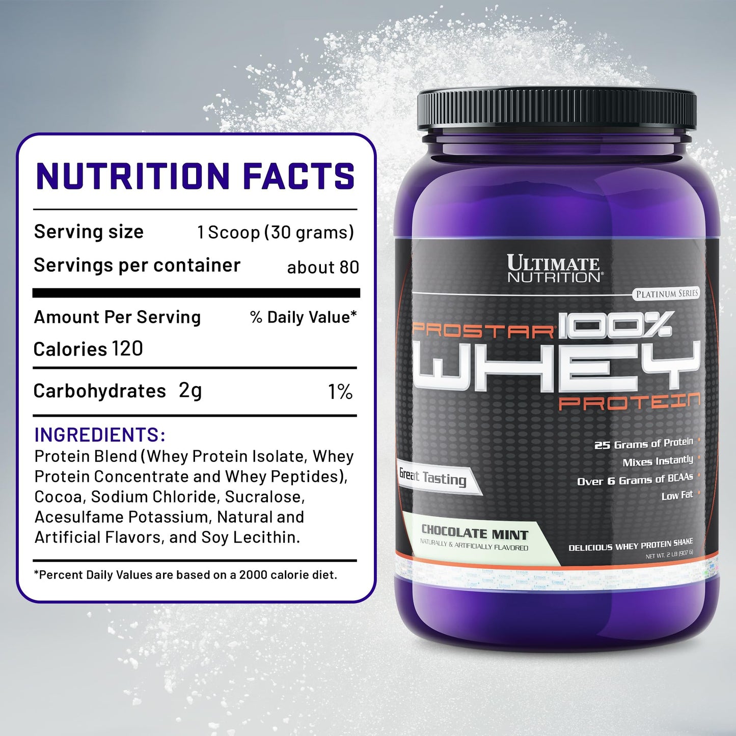 Ultimate Nutrition Prostar Whey Protein Isolate Powder, 32 Servings