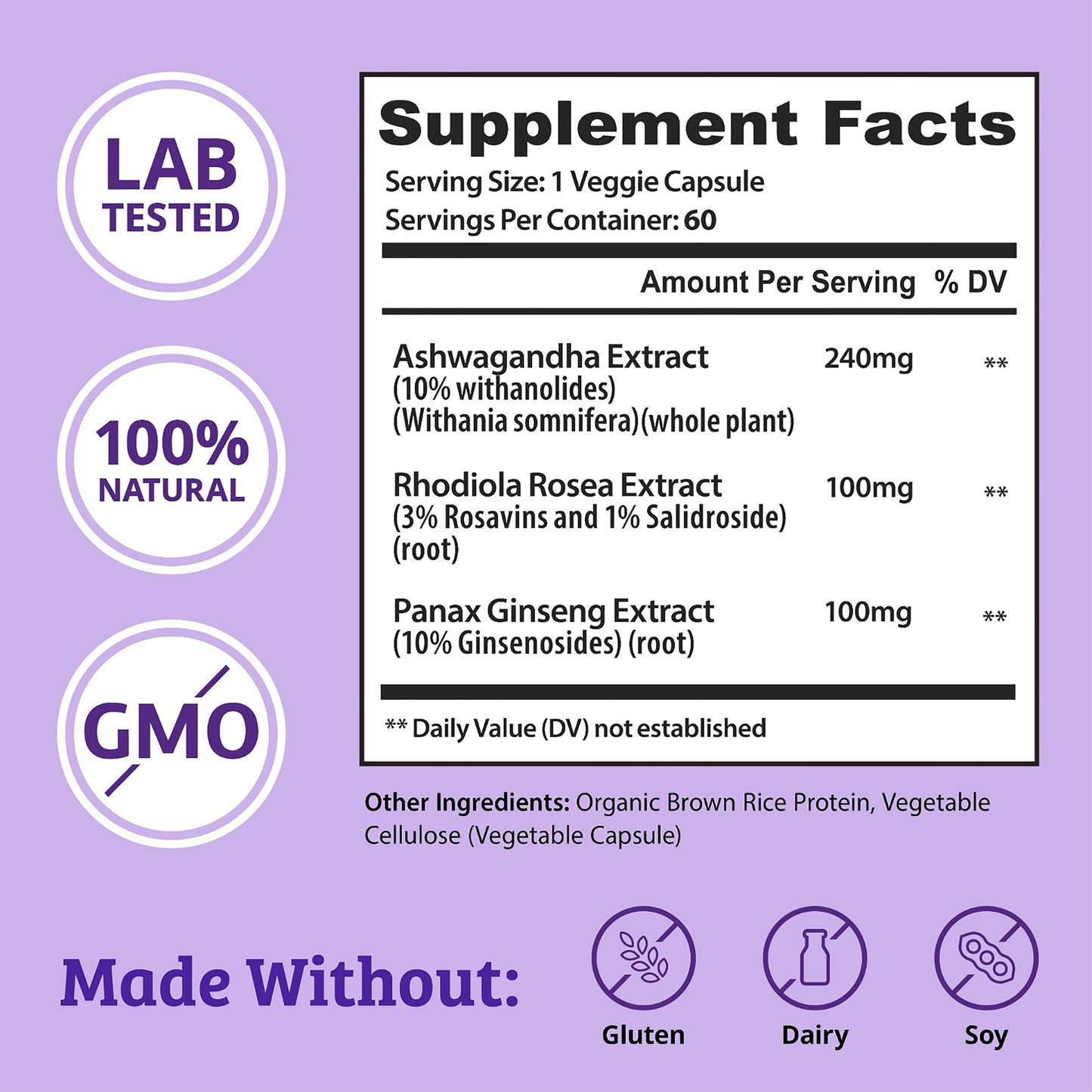 Dr. Matthew Cortisol Reducer for Weight Loss Capsules 60 Count