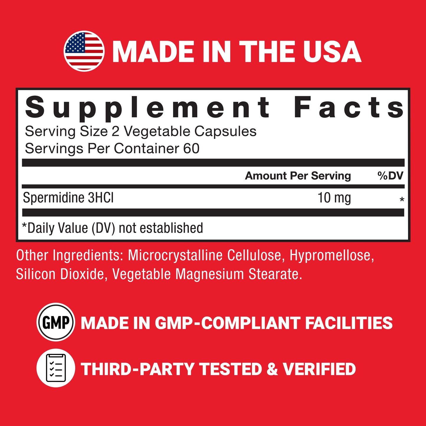 Force Factor Spermidine Supplements Capsules 120 Capsules