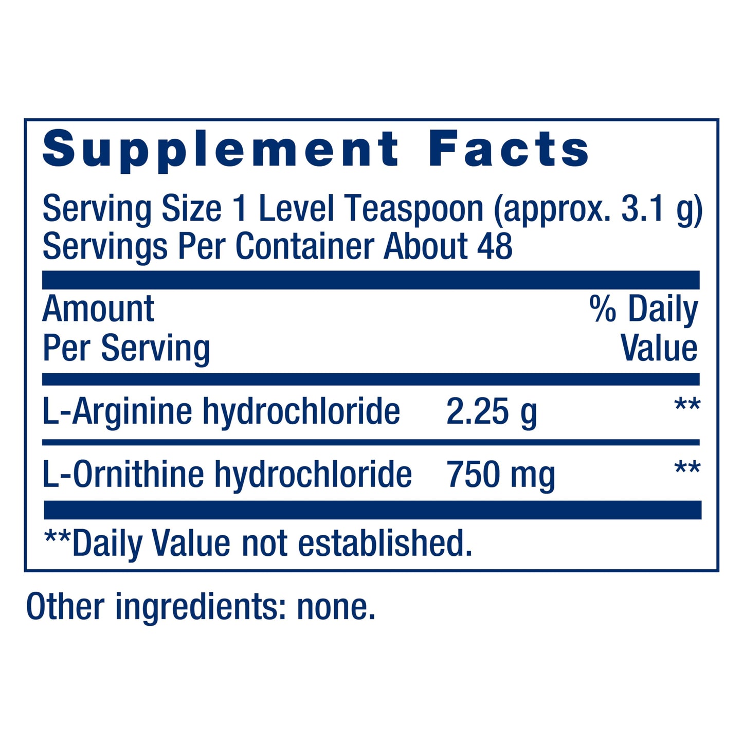 Life Extension Arginine Ornithine Powder 5.3 Ounce