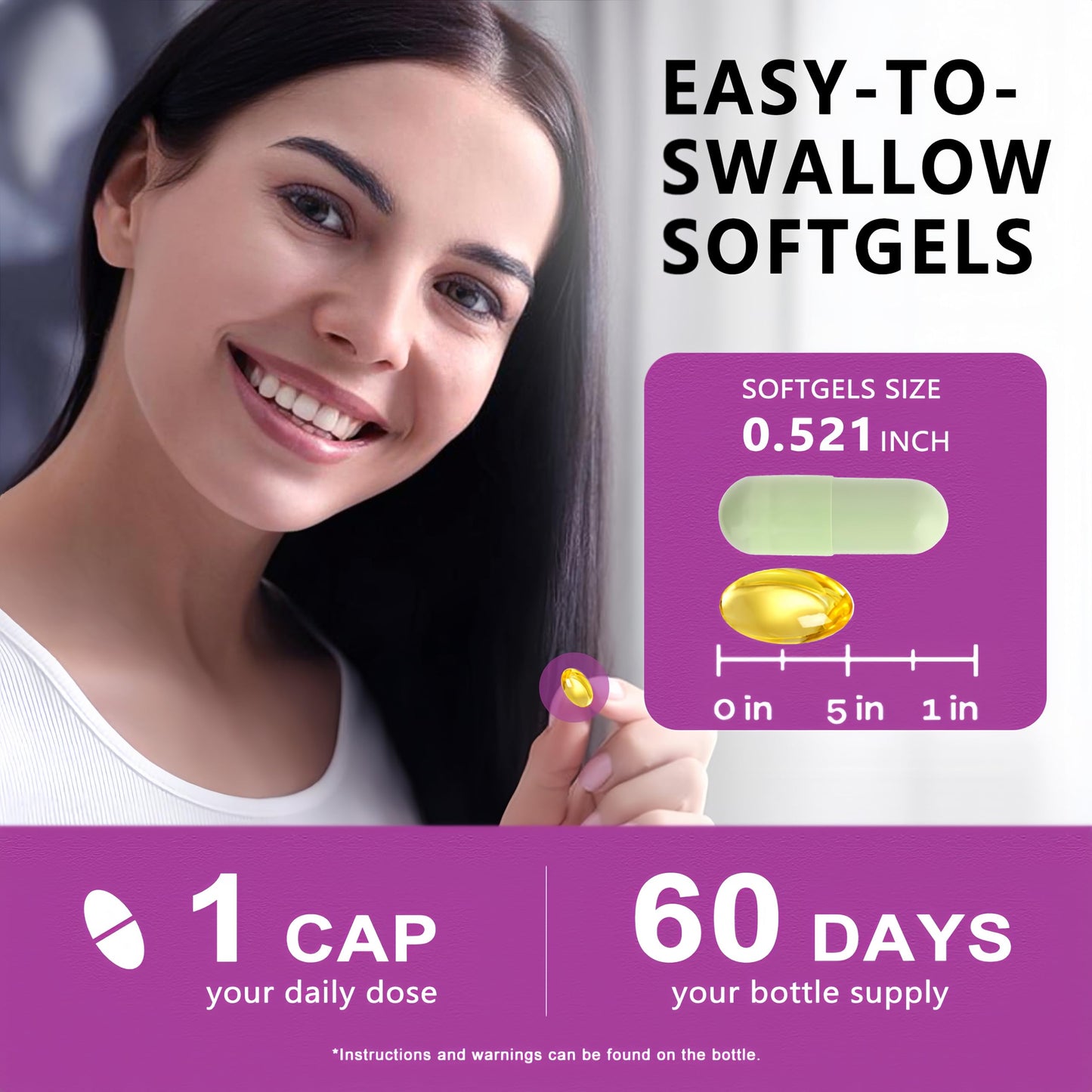 HZZYPLANT Liver Cleanse Detox & Repair Softgel Capsules 60 Count