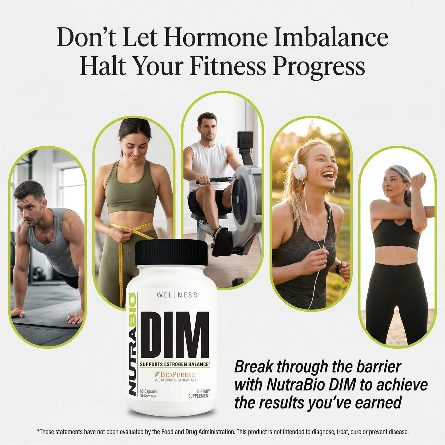 NutraBio DIM Supplement Capsule, 60 Capsules