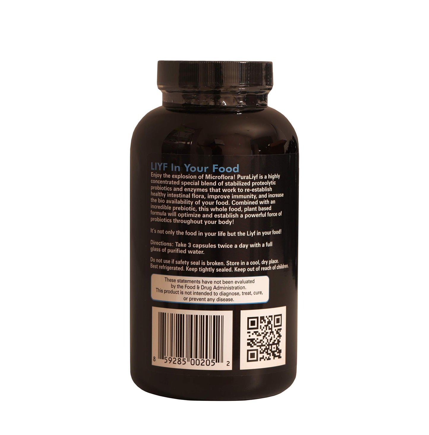 PuraDyme PuraLiyf 500 Veggie Capsules
