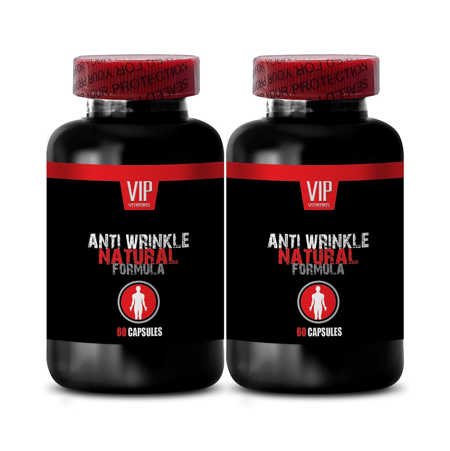 SKIN CARE SOLUTIONS Anti-Wrinkle Green Tea Leaf Complex Vitamin C Skin Smoother Support Niacin Turmeric Root Skin Smooth Formula Grape Seed Hydrolyzed Collagen Firming Complex Vitamin A L-Glutathione 60 Capsules