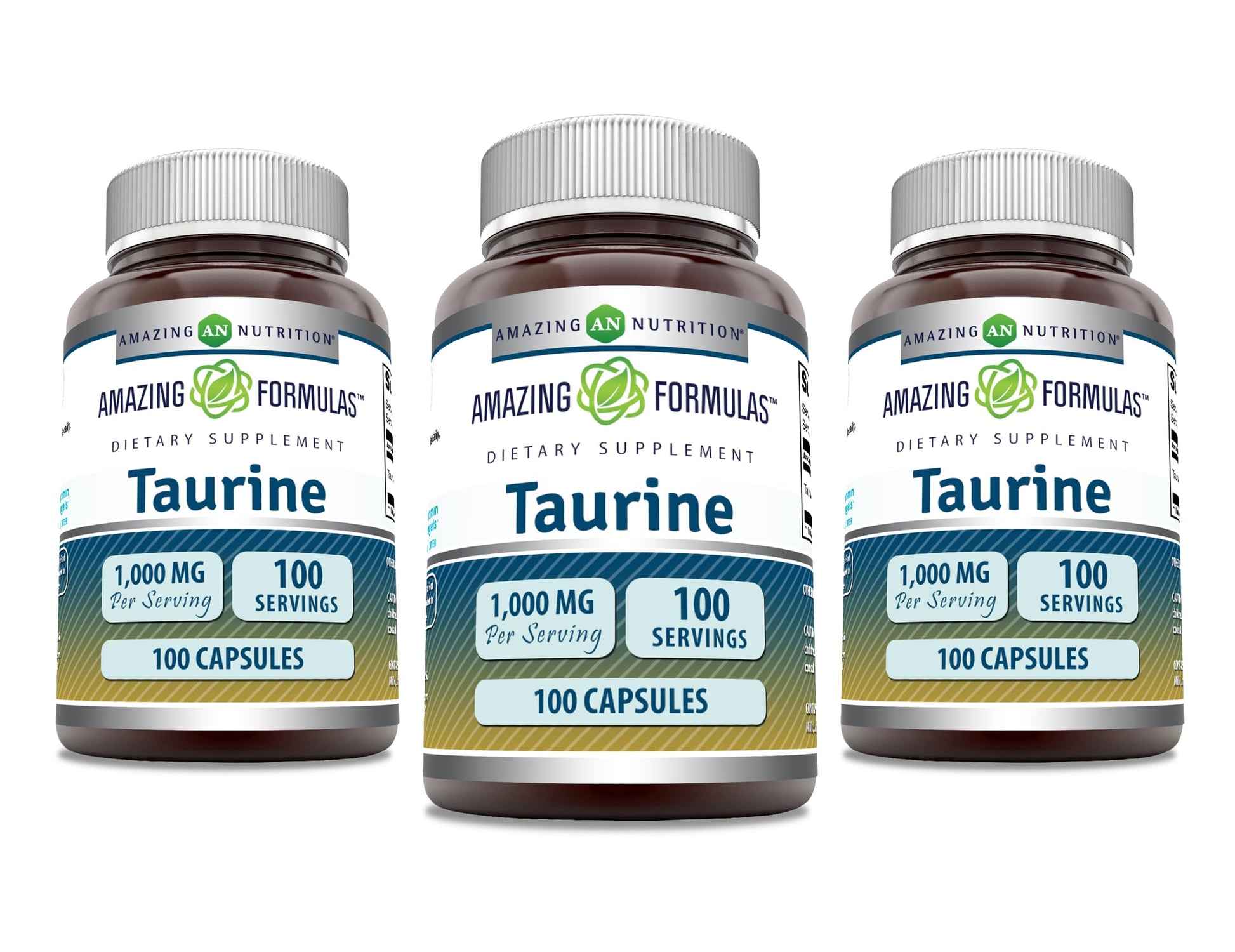 Amazing Nutrition Taurine 1000 Mg Capsules, 300 Count