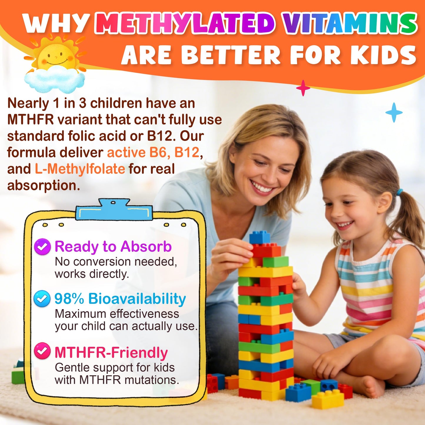 Tcemundry Kids Multivitamin Gummies, 60 Gummies