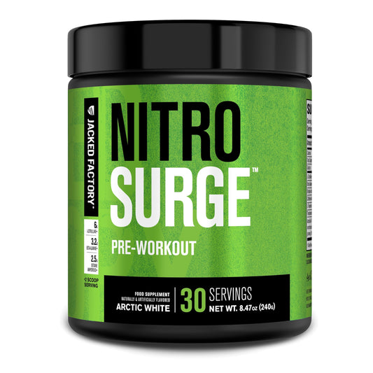 Jacked Factory NITROSURGE Pre Workout Supplement Powder, 30 Servings