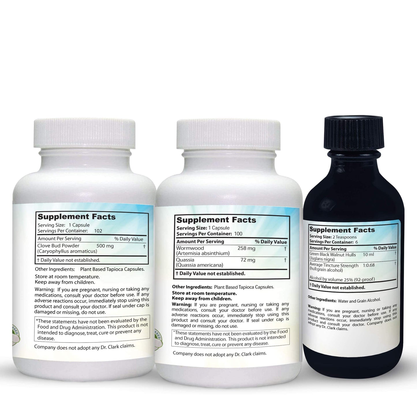 Dr Clark Store Intestine Support & Cleanse Kit, 202 Capsules