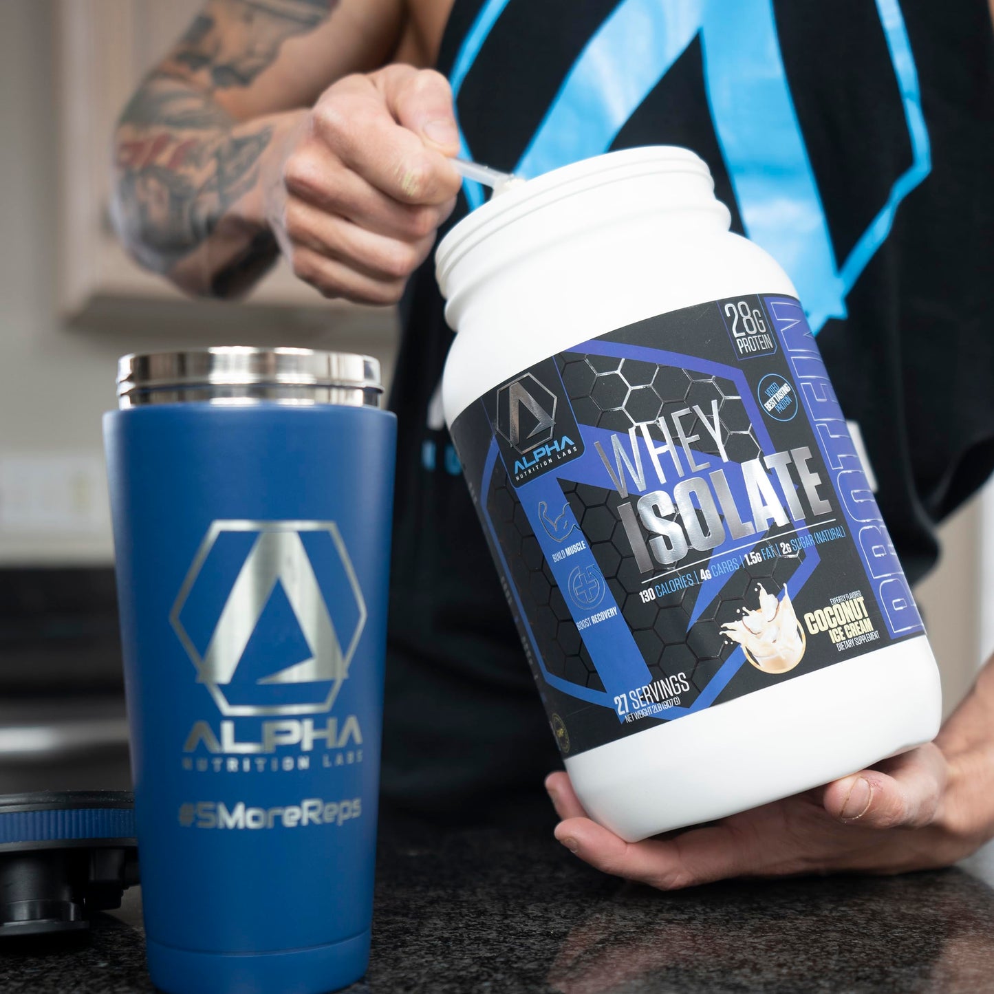 Alpha Nutrition Labs Whey Isolate Protein Powder 32 Servings