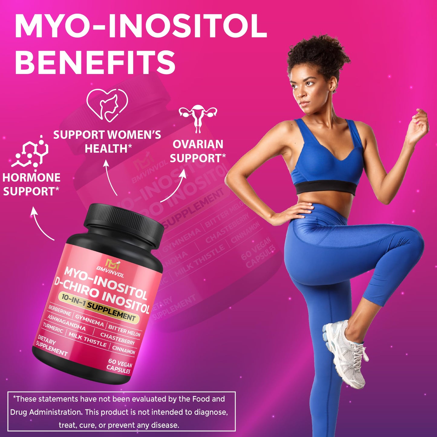 BMVINVOL Inositol Supplement Capsule 60 Count