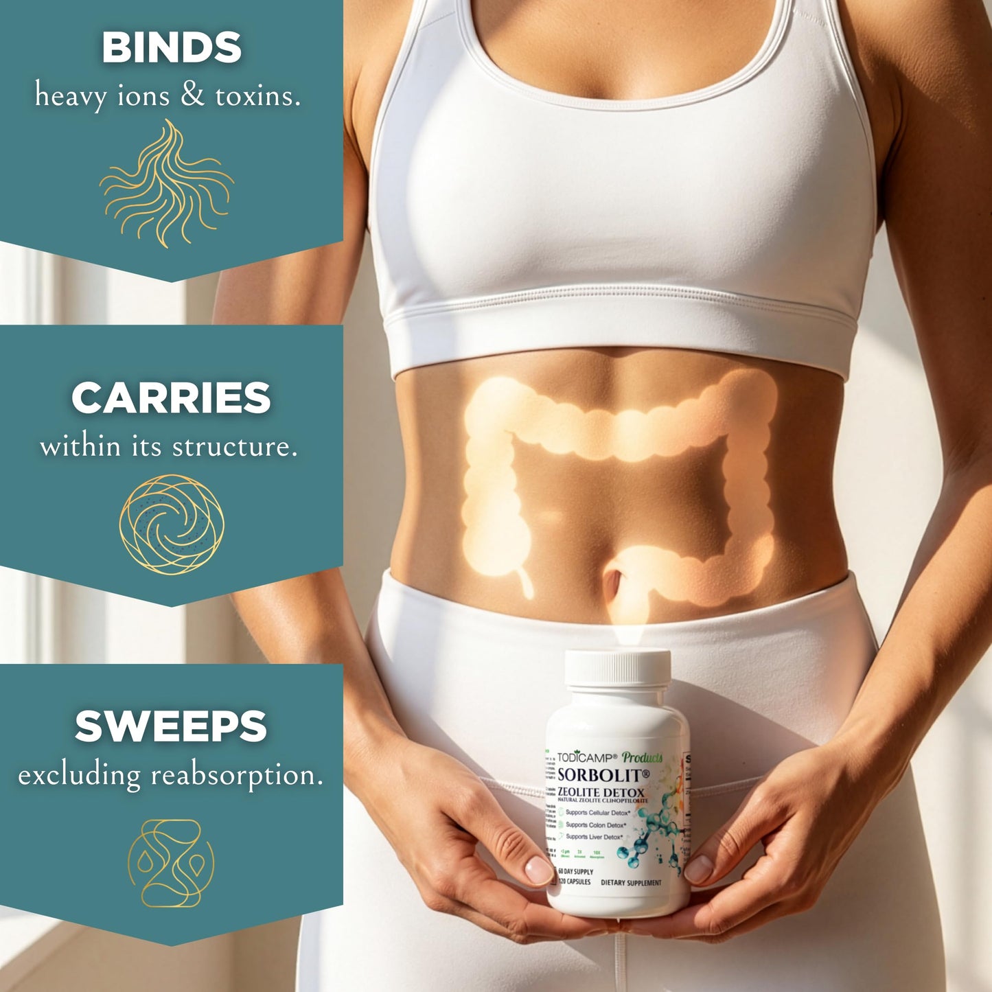 TODICAMP Zeolite Detox Sorbolit Powder 16
