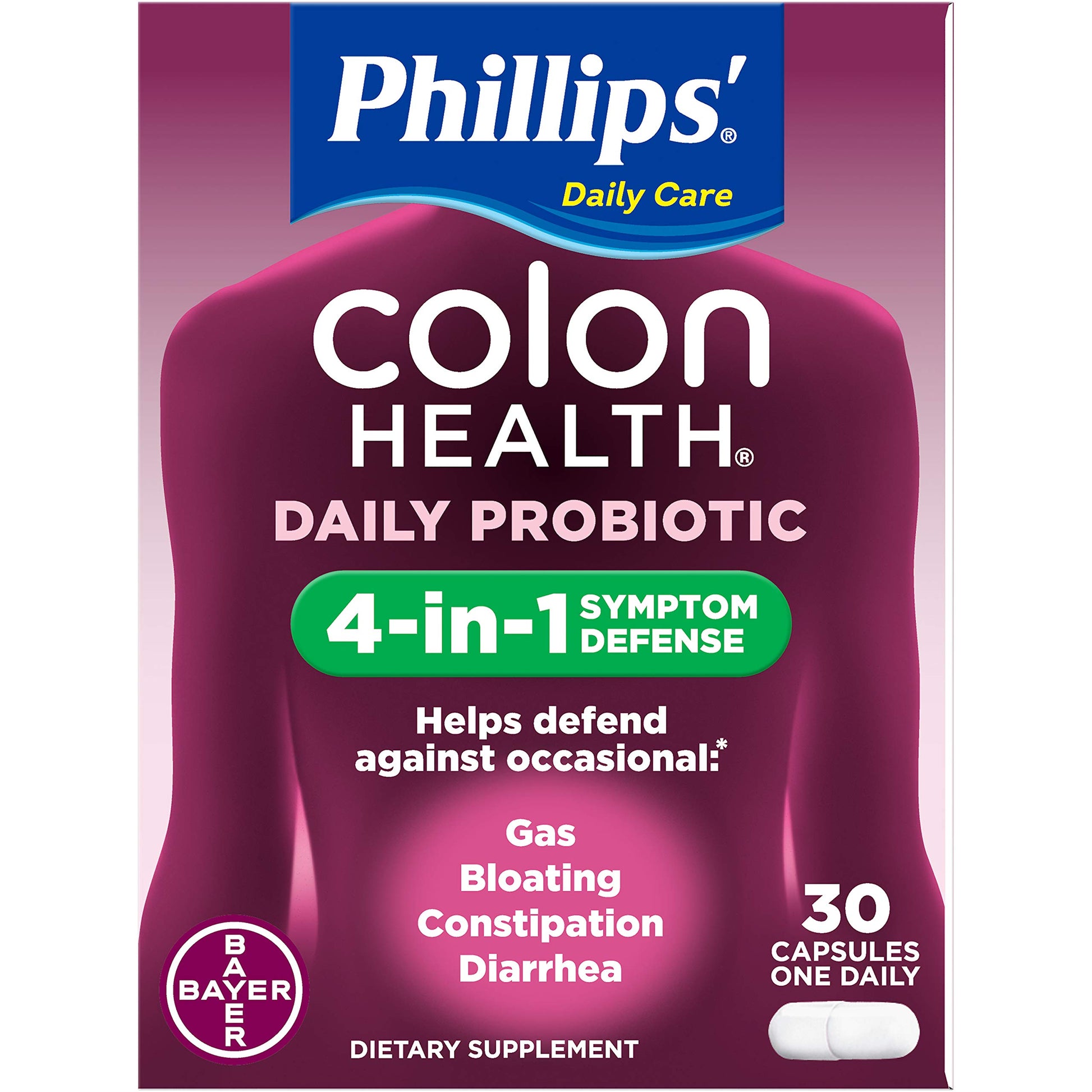 Phillips' Colon Health Probiotic Capsules, 30 Count