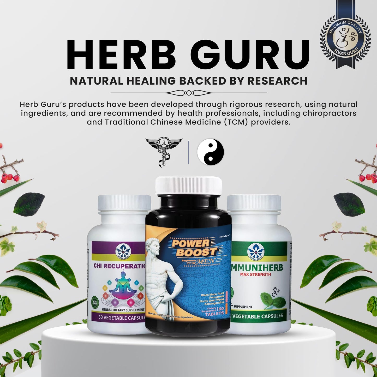 Herb Guru Immuniherb Immune Support Supplement Capsule, 60 Veg Capsules