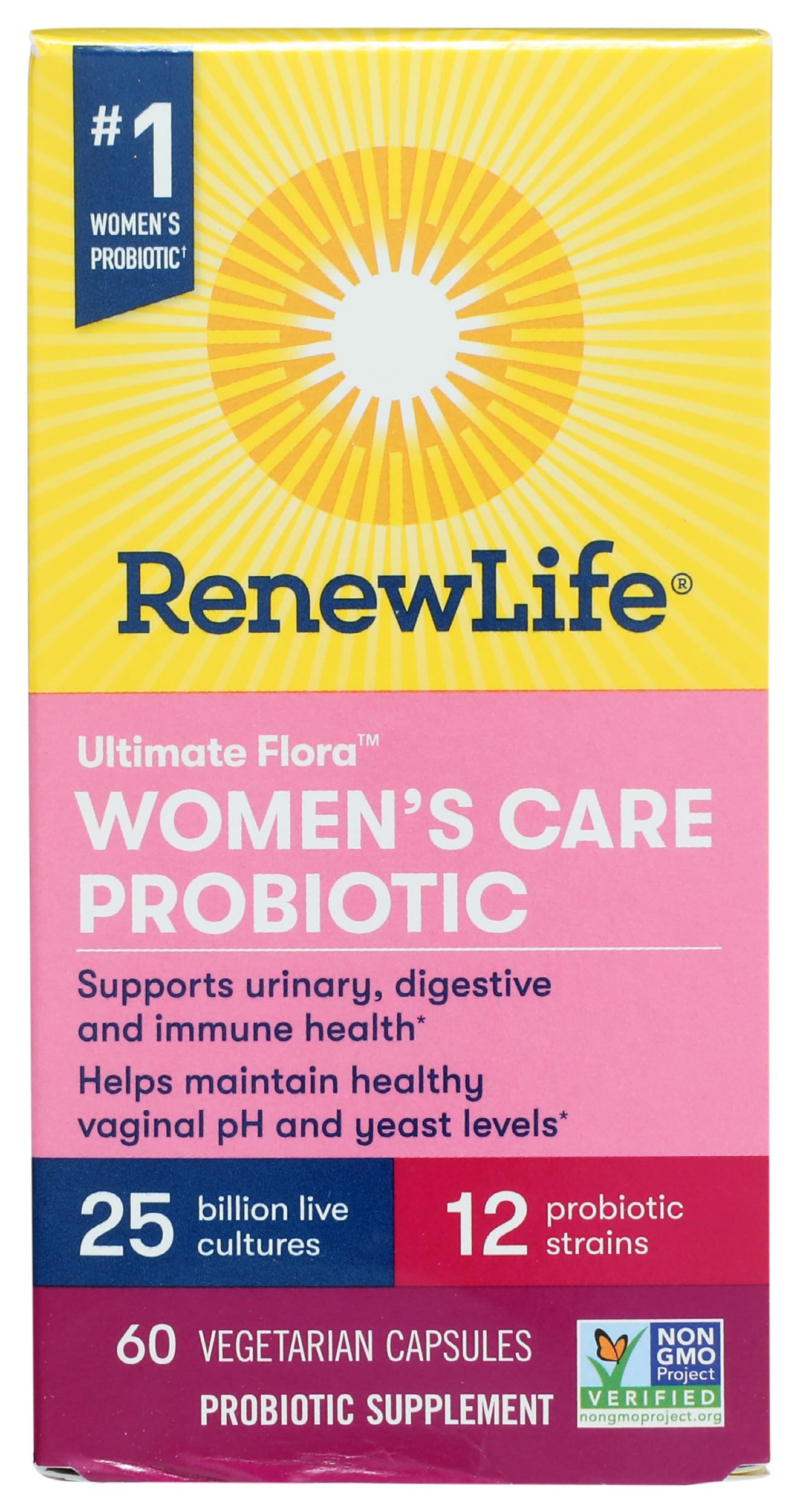Renew Life Women's Probiotic Capsules 60 Count